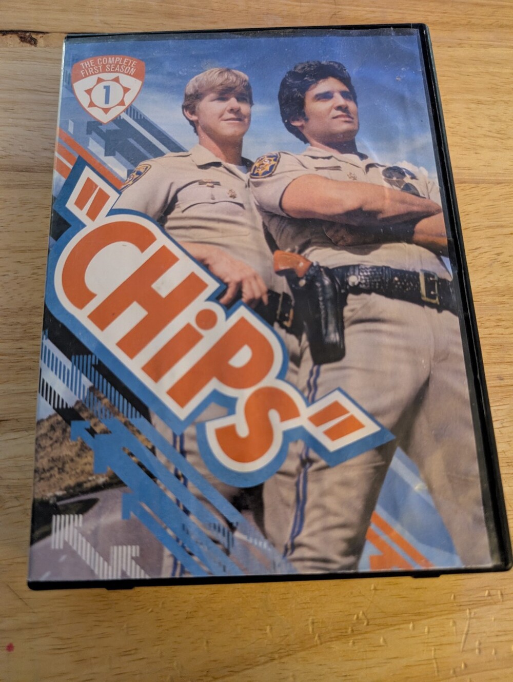 "CHiPs" TV Series DVD - Blue & Orange Cover
